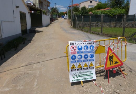 Comezan as obras de saneamento e pavimentación en Ousoño, nas que o Concello de Noia inviste máis de 78.000 euros